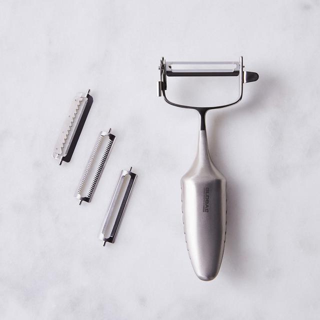 Global Vegetable Peeler with Interchangeable Blades