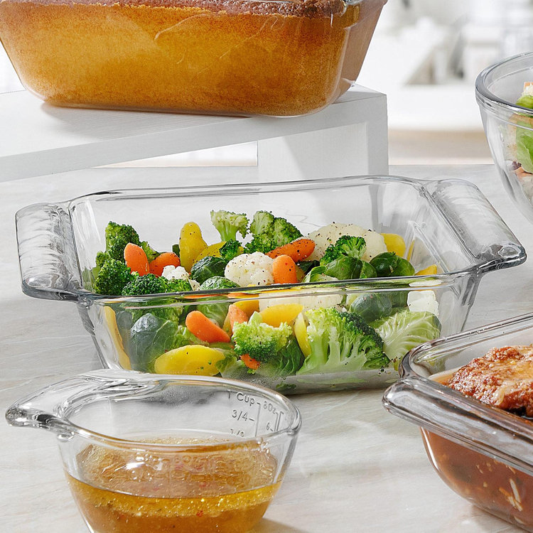 Libbey, Baker's Premium 4-Piece Glass Baking Dish Set | Zola