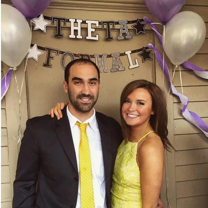 Austin's last formal with Kappa Alpha Theta, senior year