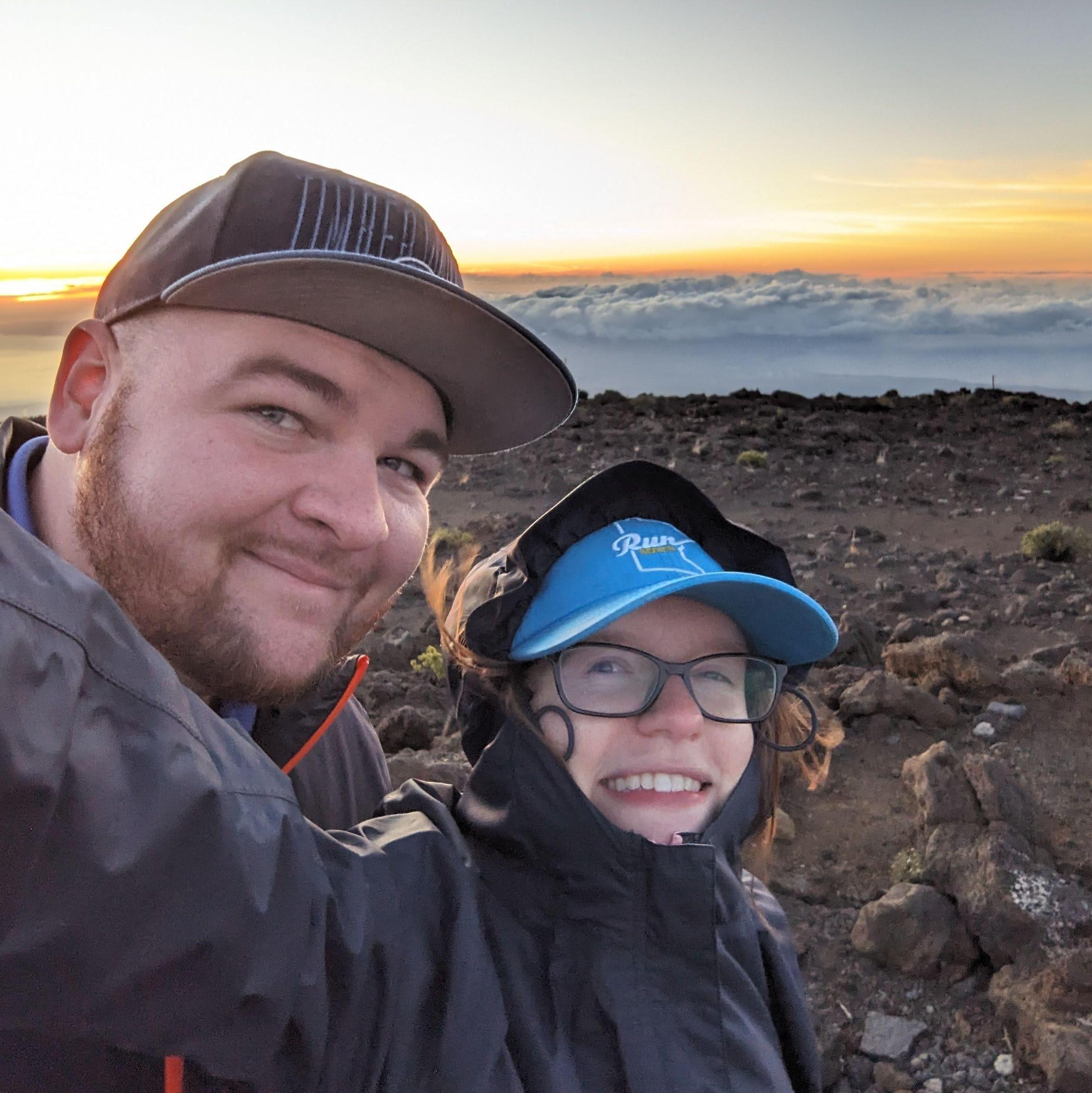 Sunset above the clouds: Haleakala National Park, HI