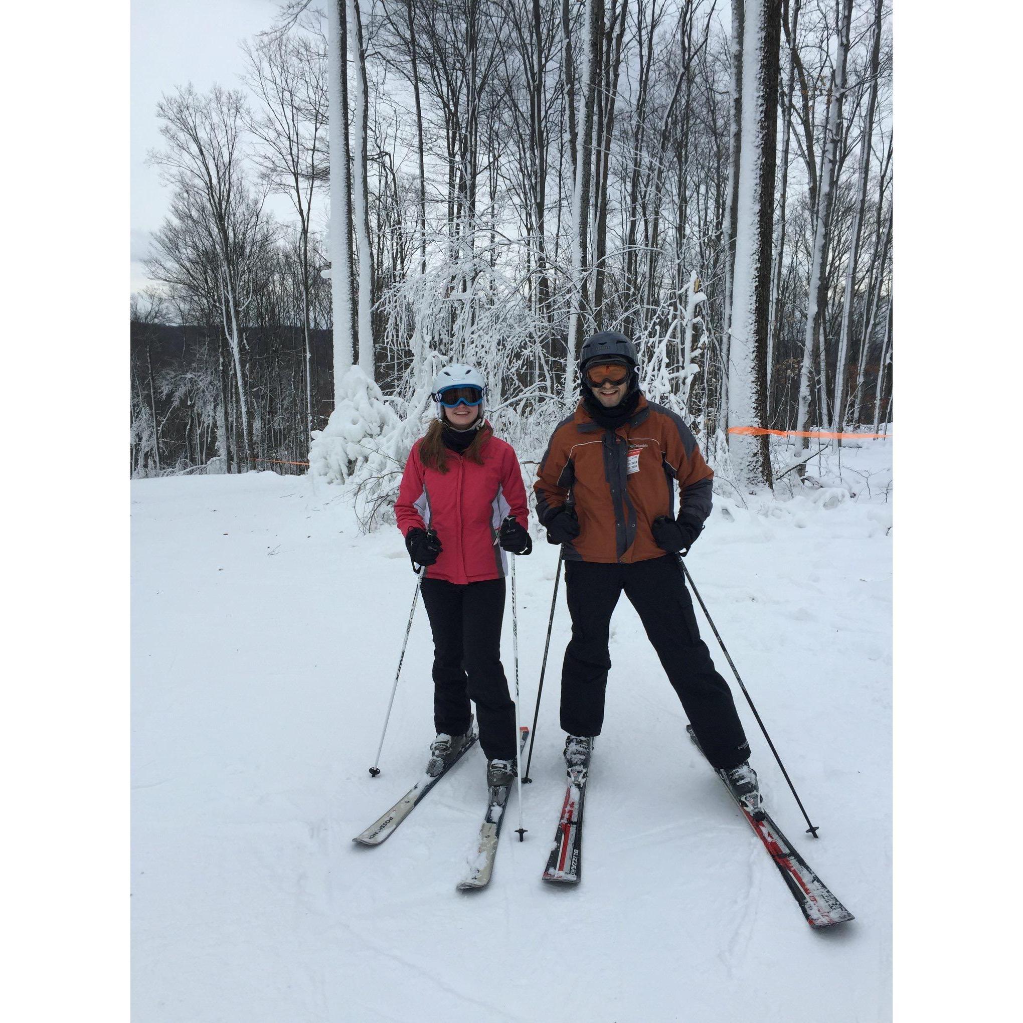 Skiing up north with the Rabers at Shanty Creek