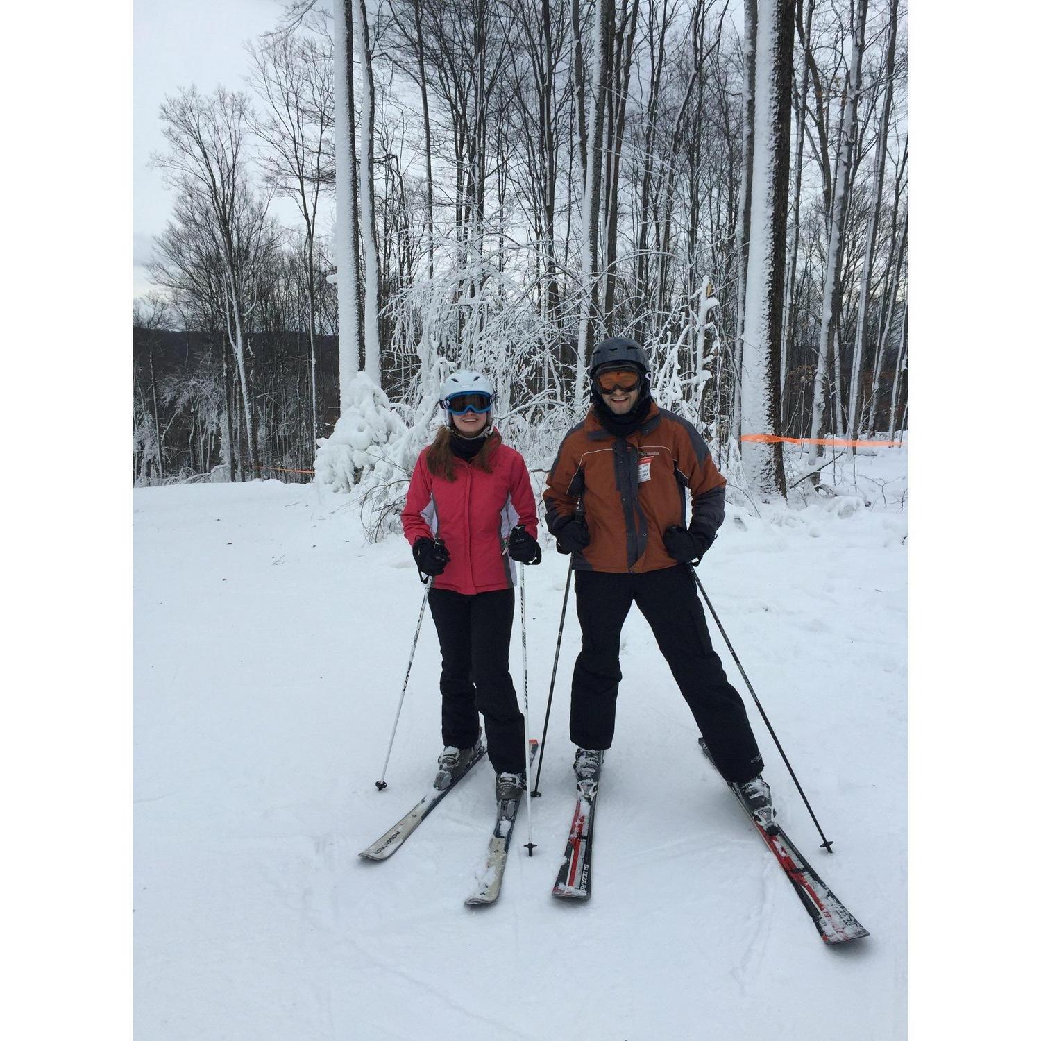 Skiing up north with the Rabers at Shanty Creek