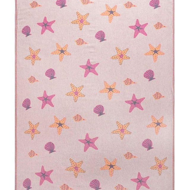 Sand Cloud Large Turkish Beach Towel - Sand Free - 100% Organic Turkish Cotton Yarn - Quick Dry Towel for Beach, Picnic, Blanket or Bath - As Seen on Shark Tank - Marine Life (Sea Star)