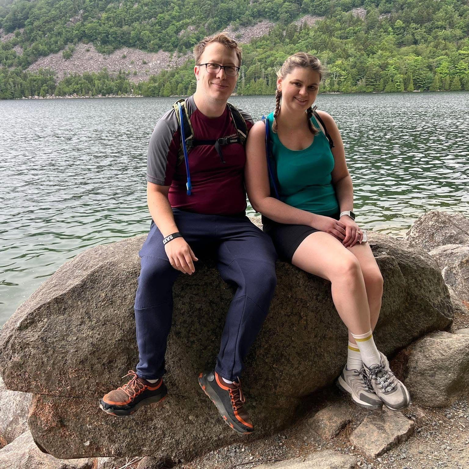 Another glimpse of Acadia, where we had our engagement moment