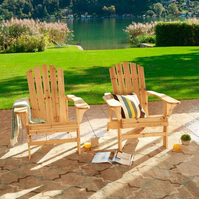 Steadman Solid Wood Adirondack Chair (Set of 2)