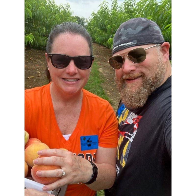 Peach picking! ;)