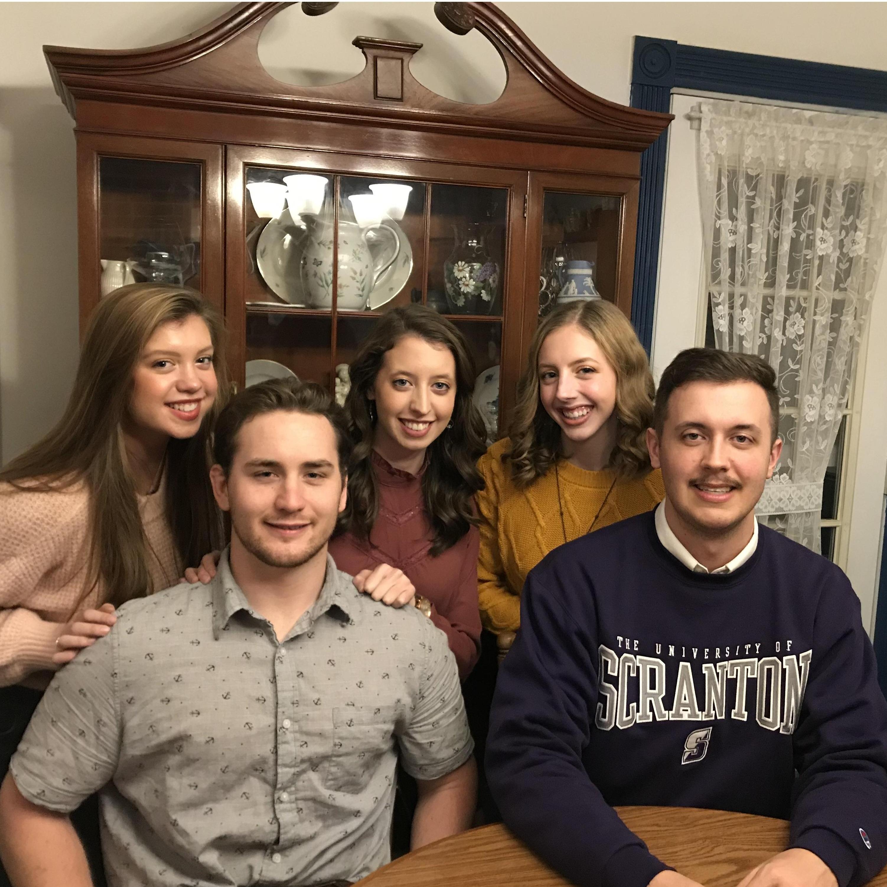 Buster's first Thanksgiving with my family and he fit right in!