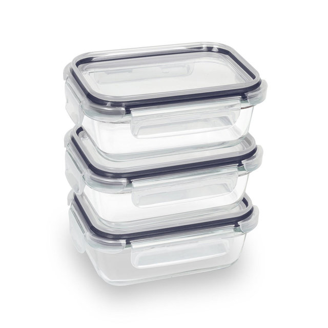 Sedona Kitchen 3-Pack Glass Food Storage Set