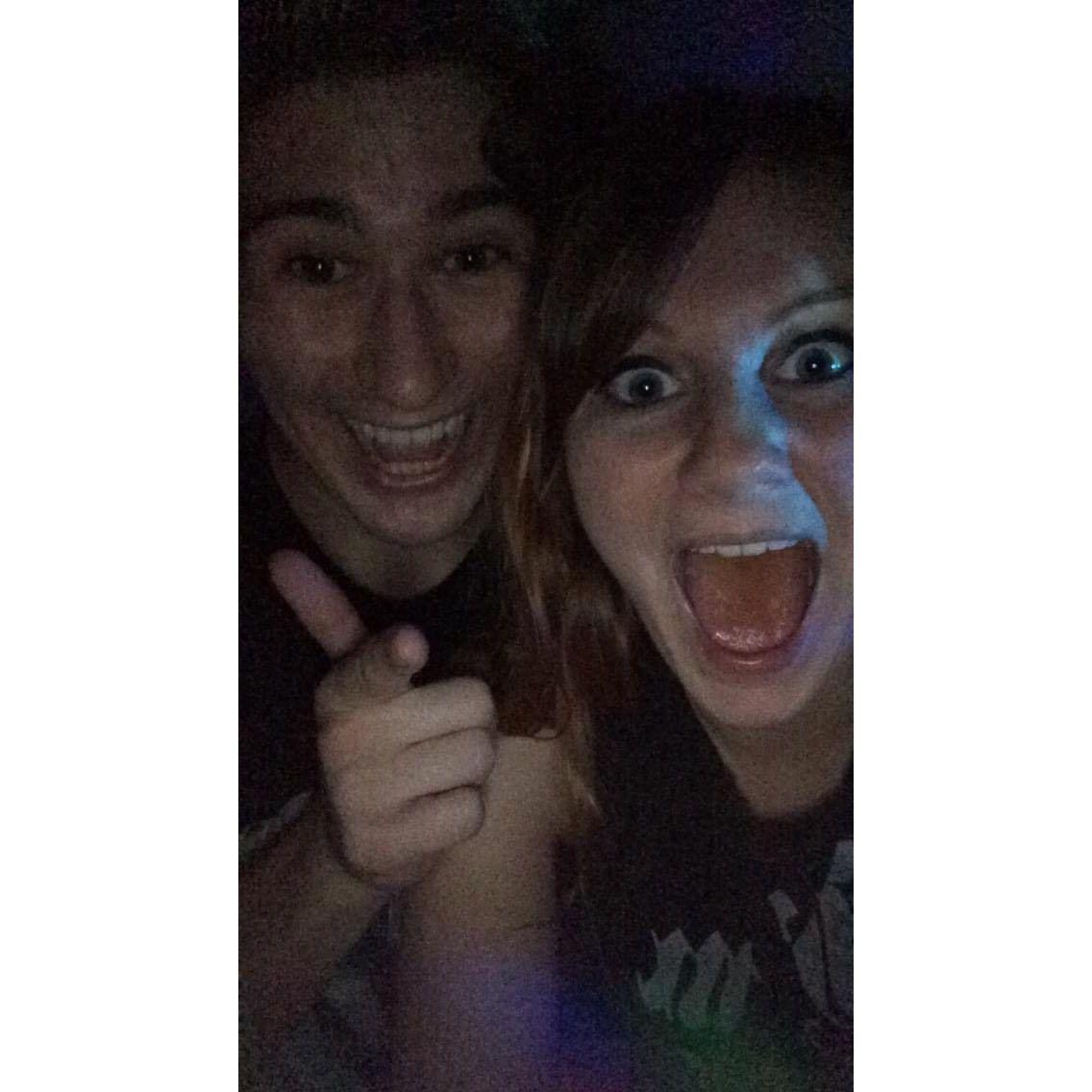First picture we ever took together (still "just friends") August 2015
