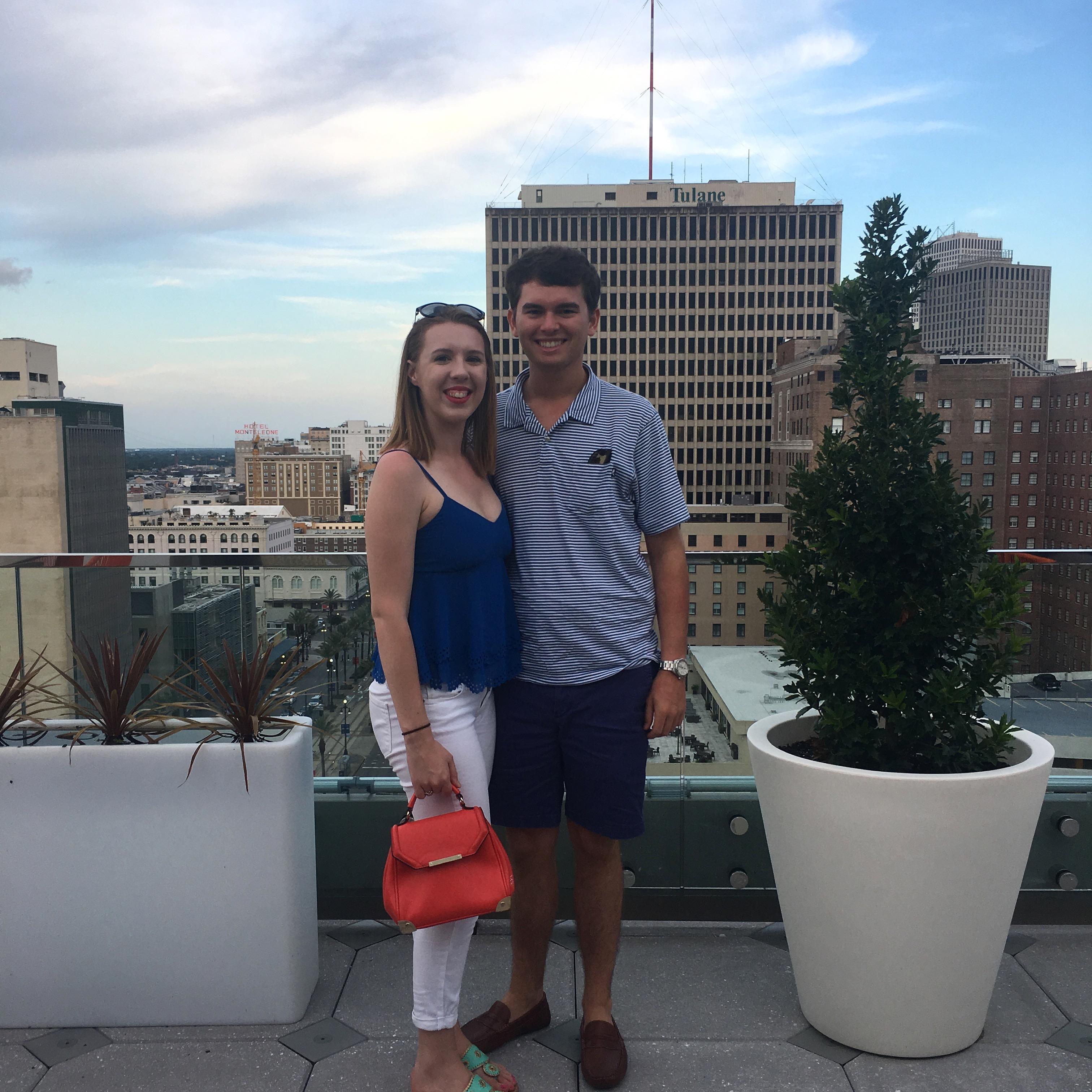 Our first 4th of July together in New Orleans.