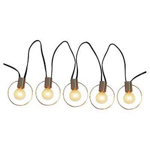 String Lights Metal Socket Circle Ring Nickel - Threshold™