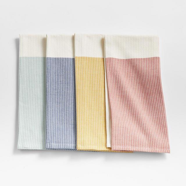 Maeve Dipped Dish Towels, Set of 4