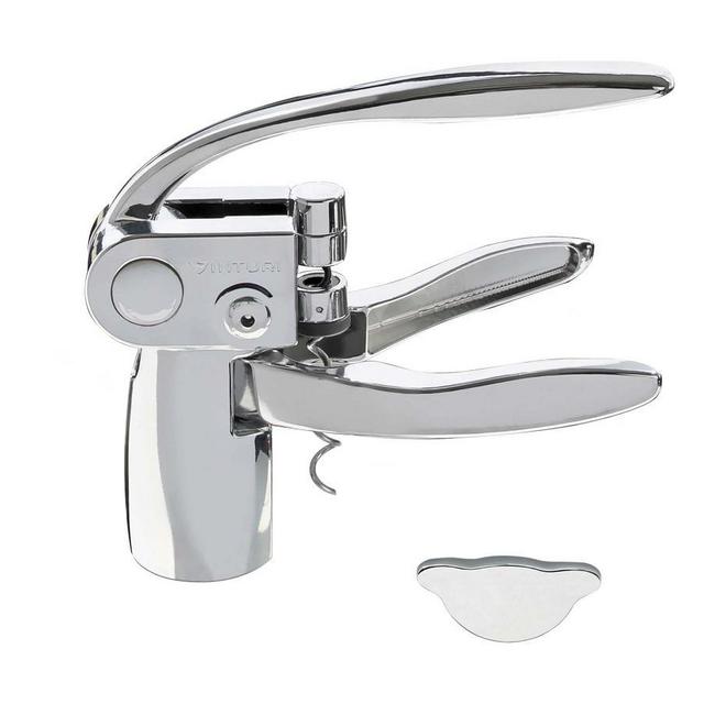 Vinturi Wine Bottle Opener 3-Piece Set, Chrome