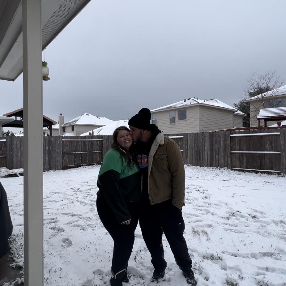 Snowing at our house ‘25