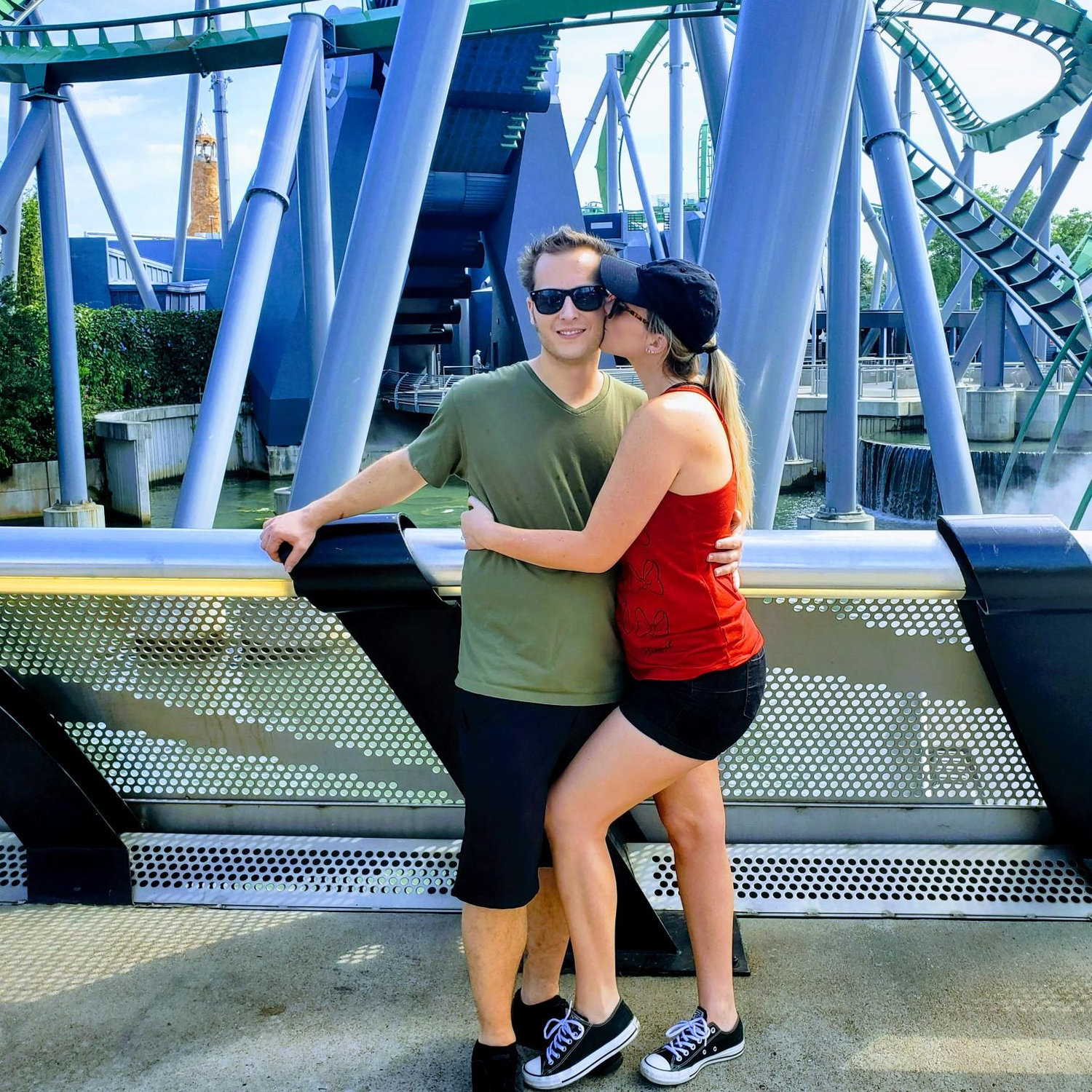 March 2020: @ Universal Studios (after riding the Hulk 3 times in a row).🎢