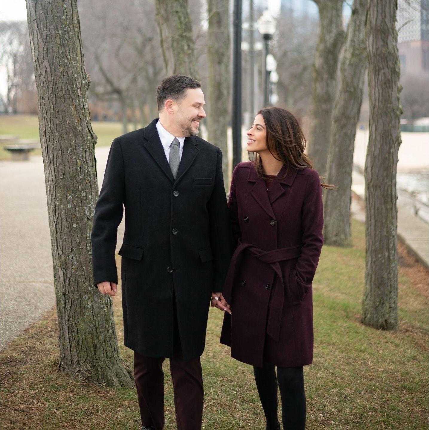 2024, Engagement photos at Olive Park.