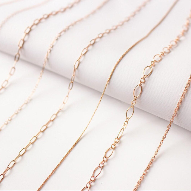 14k ROSE Gold Filled Necklace ∙ Waterproof ∙ Rose Gold Paperclip Chain ∙ Choker Cable Necklace ∙ Ring Holder Necklace ∙ Gift for her