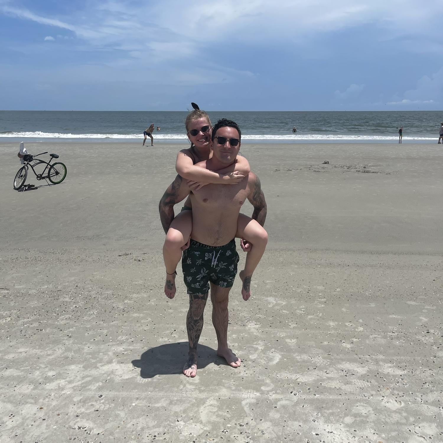 7/24/24: Our first beach day! Featuring Richard Guyer.