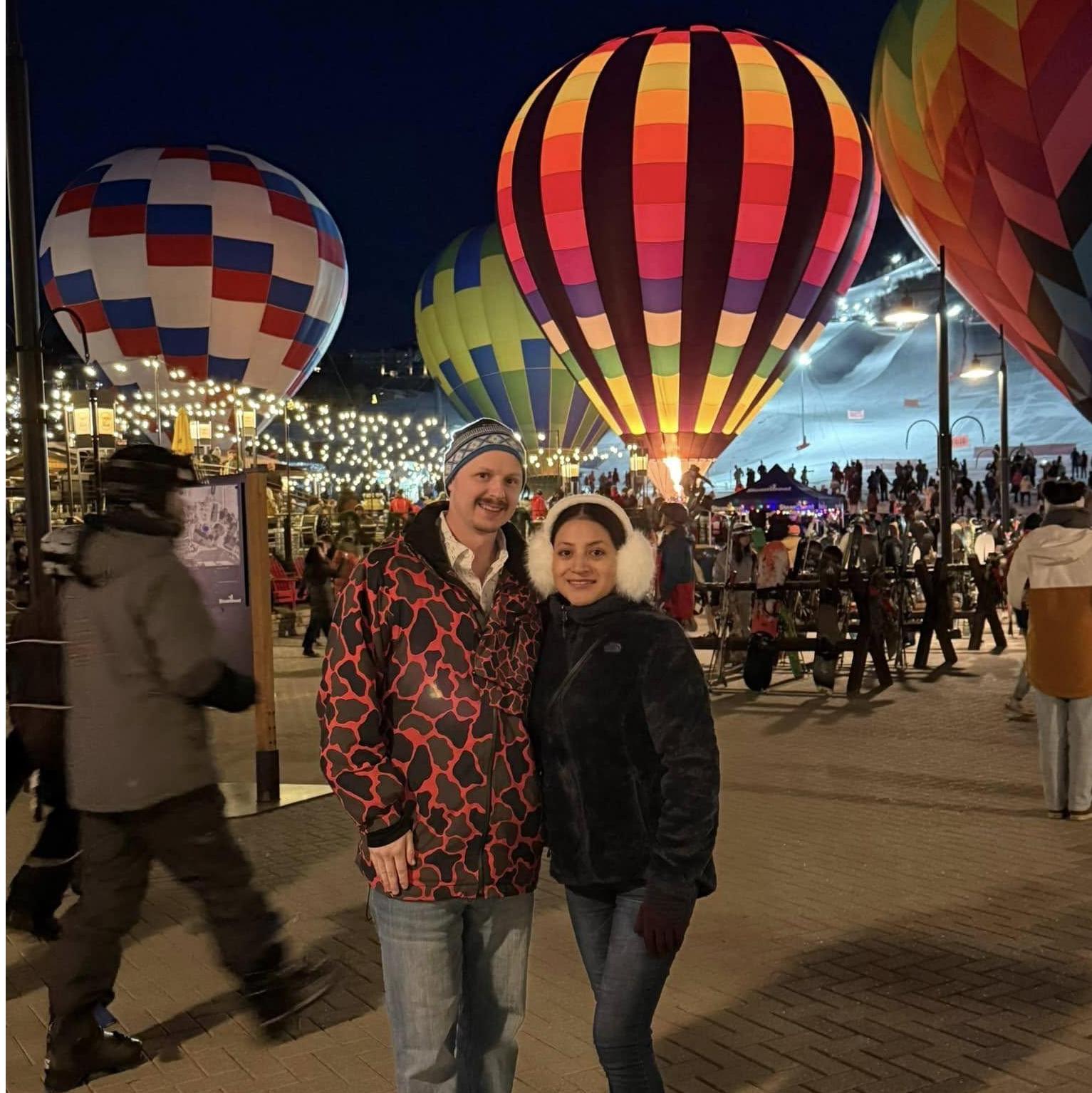 Love lift us up, like these fine hot air balloons!