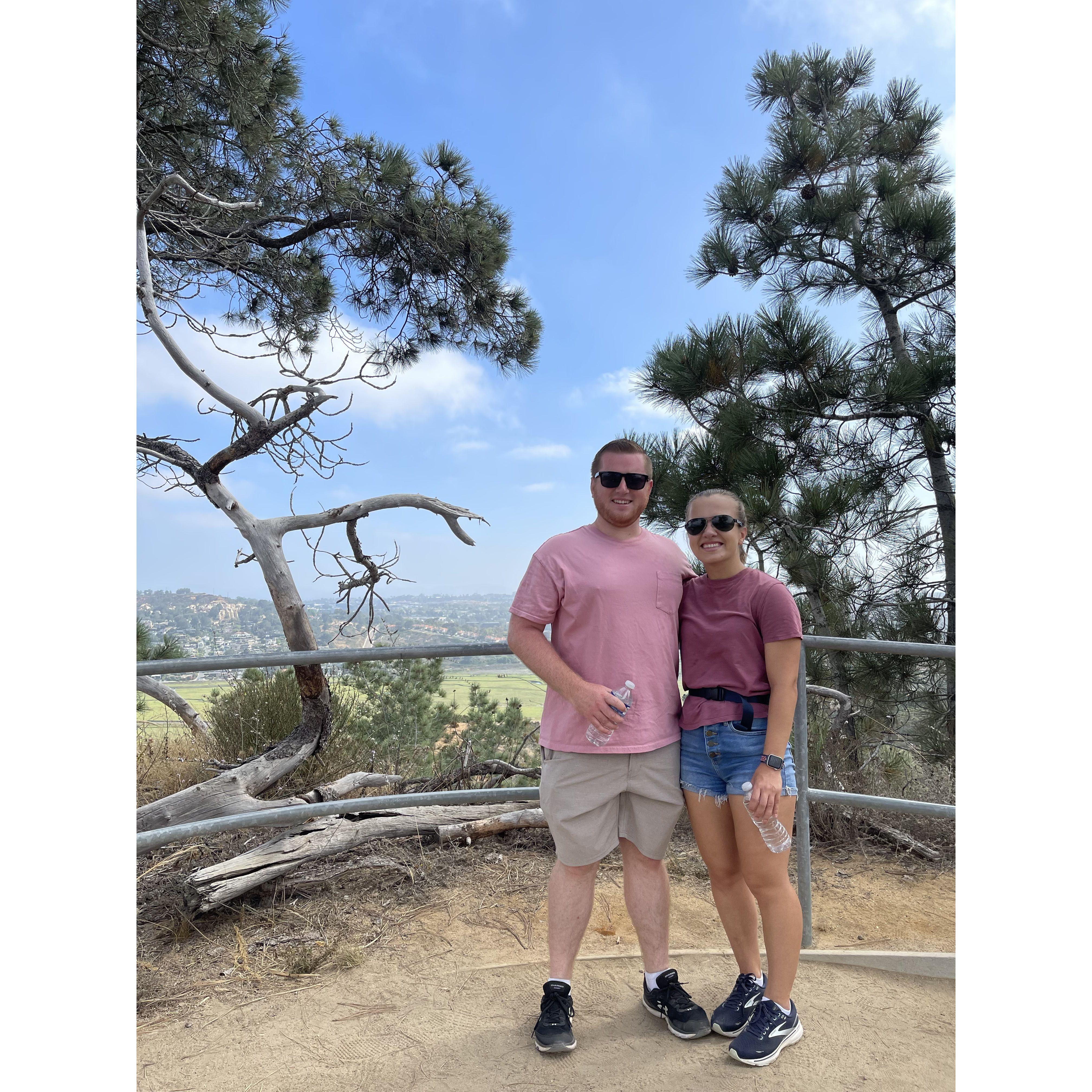 Hiking at Torrey Pines in San Diego