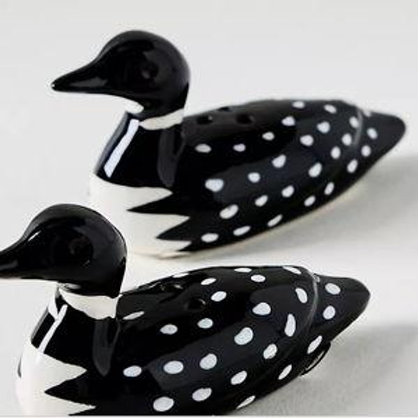 Loon Salt & Pepper Shakers