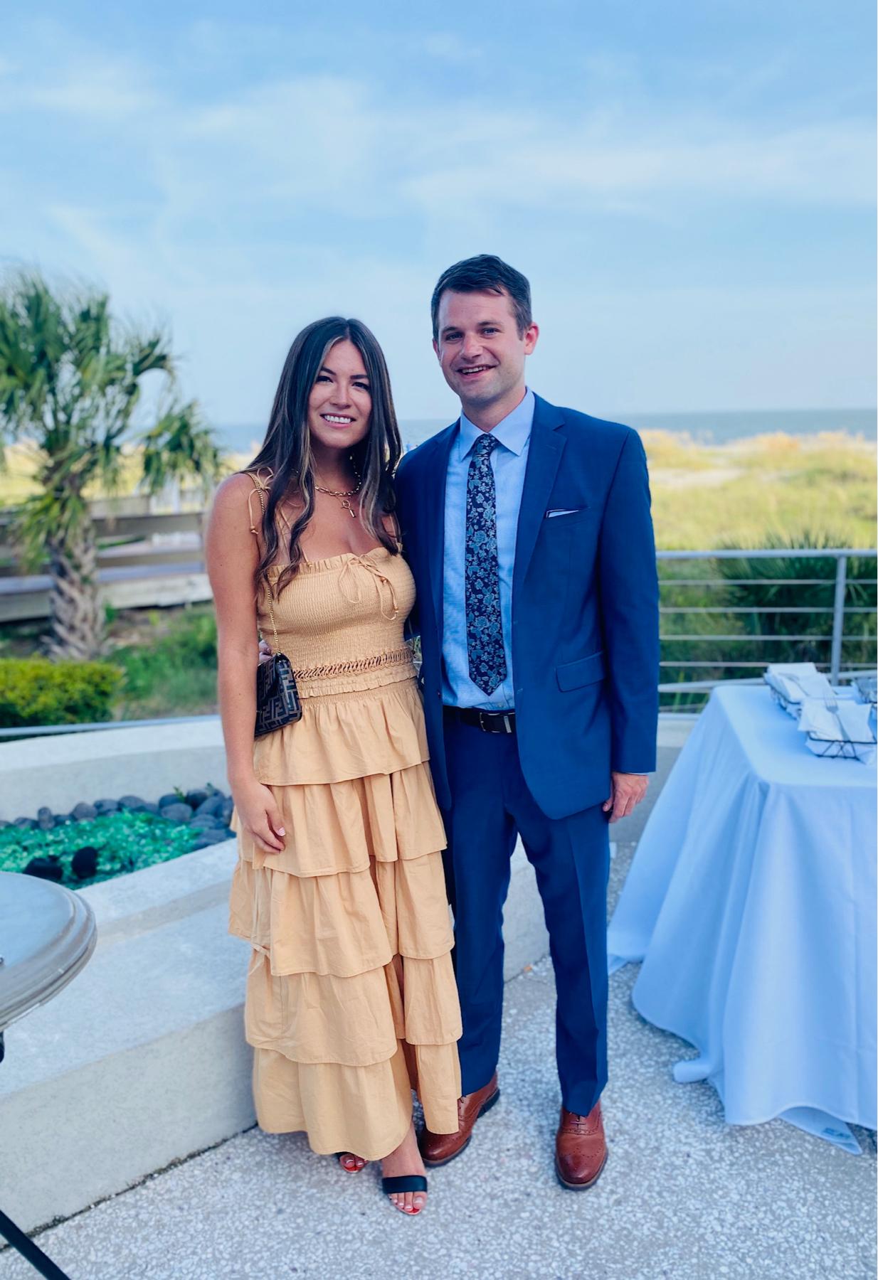 One of many weddings attended together as guests