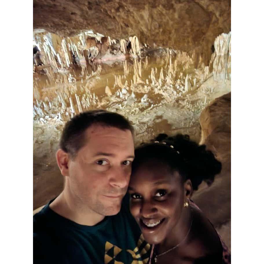 Dennis and Michelle at Luray Caverns