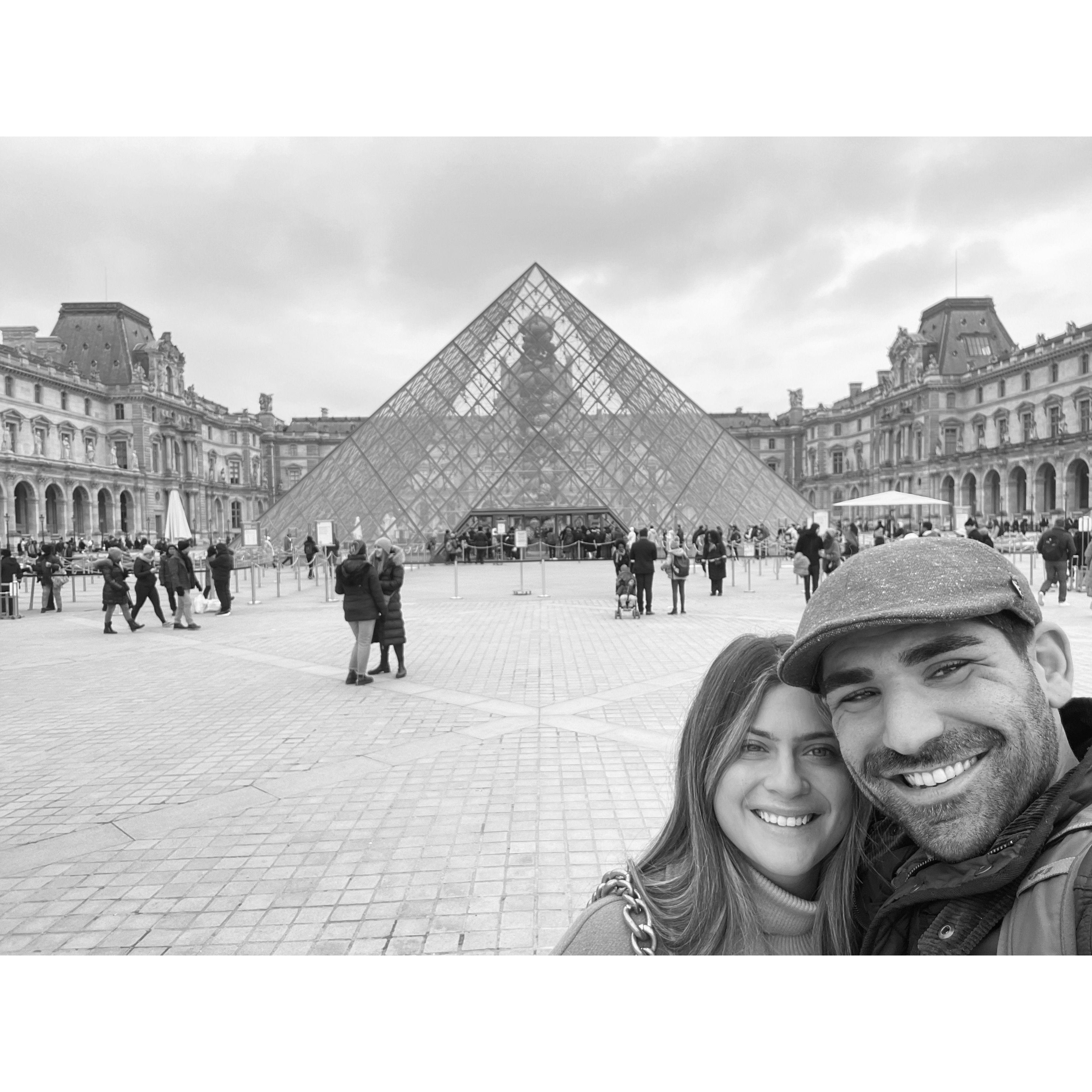 Spent our first day engaged at The Lourve