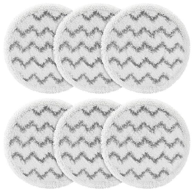 6-Pack 3897A Rotating Mop Pads Replacement for BISSELL SpinWave SmartSteam Scrubbing Steam Mop 3897A