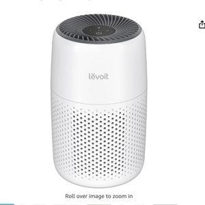 LEVOIT Air Purifiers for Bedroom Home, 3-in-1 Filter Cleaner with Fragrance Sponge for Better Sleep, Filters Smoke, Allergies, Pet Dander, Odor, Dust, Office, Desktop, Portable, Core Mini-P, White