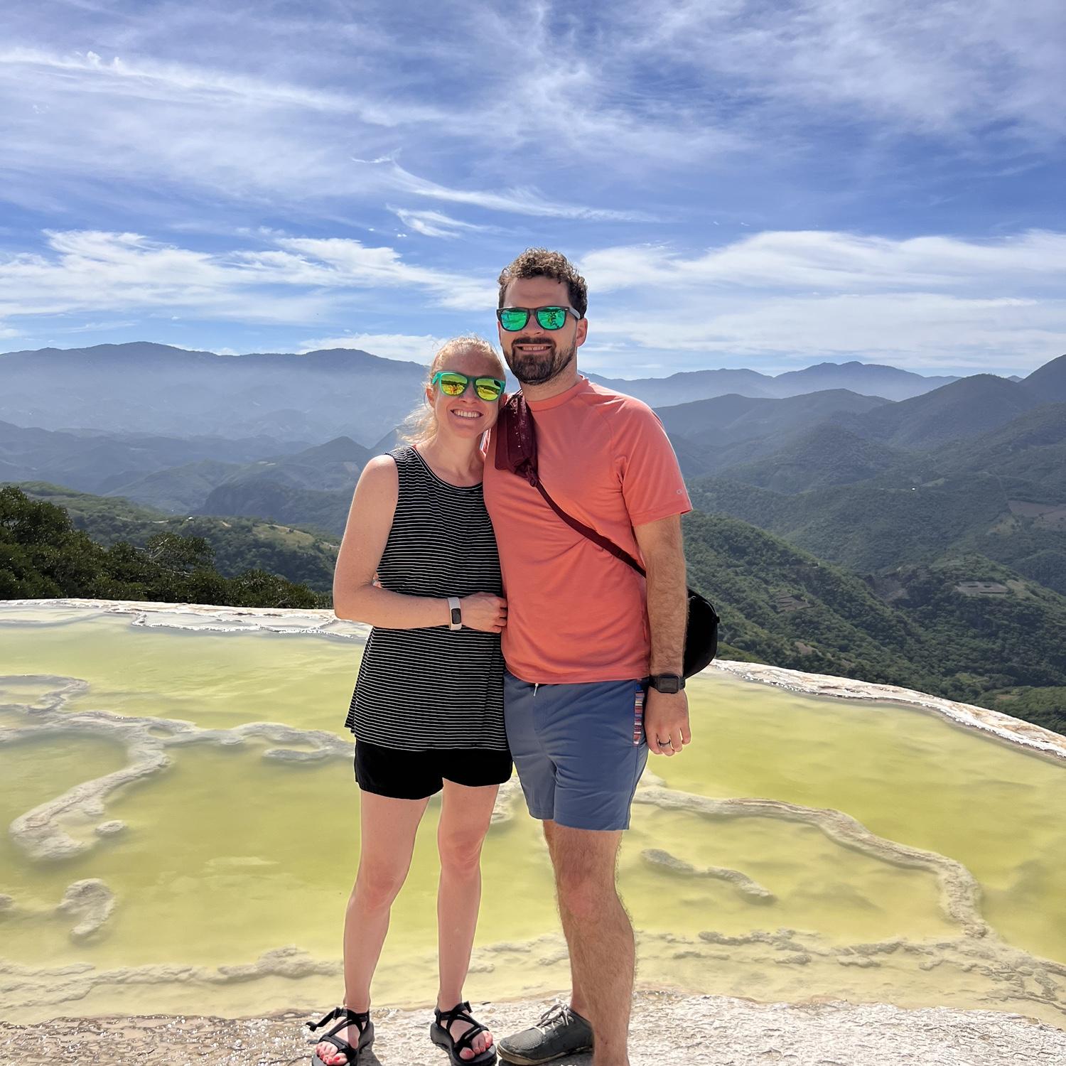 Our first big trip together, to Oaxaca, Mexico