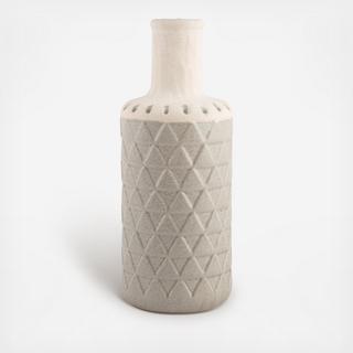 2-Tone Textured Vase