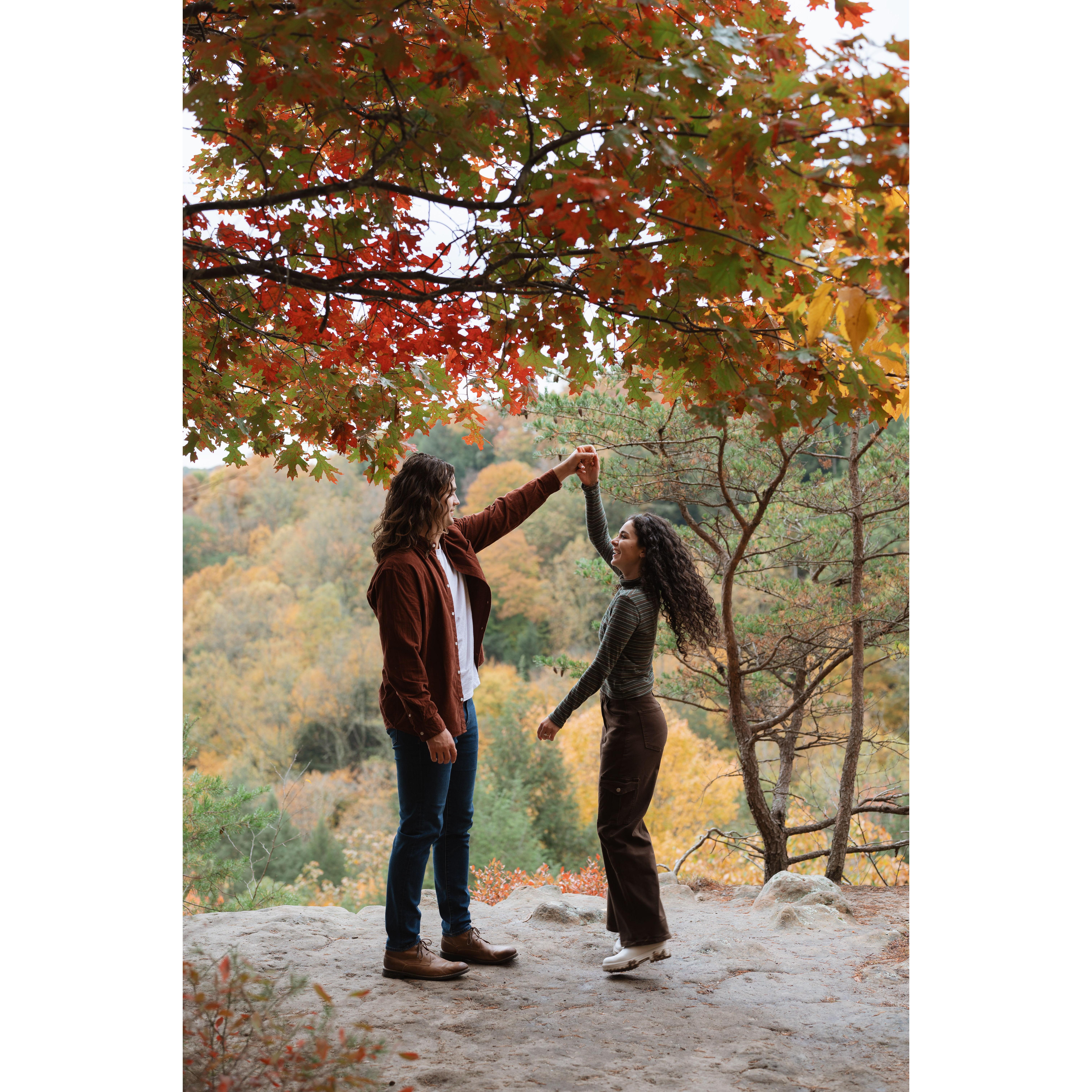 Engagement photos with Bailey Toot Photography