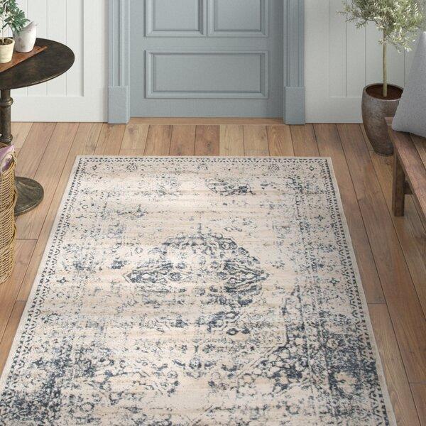 Abbeville Oriental Dark Blue Area Rug
