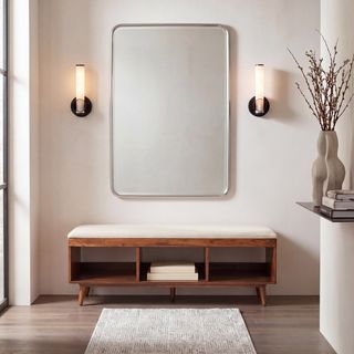 Cricket Open Shelf Cushioned Bench