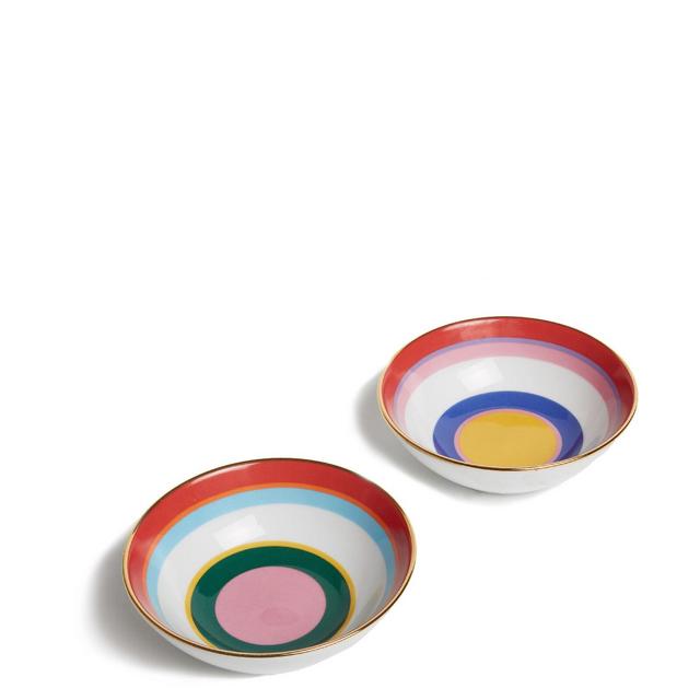 Gelato Cup Set of 2 Rainbow Mix in Porcelain