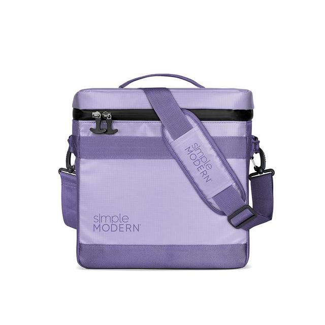 Simple Modern Day Cooler for 12 Cans | Soft Cooler Bag Insulated Ice Chest with Carrying Strap & Handle | Lunch Box for Travel, Camping, Work, Beach, Picnic, Game Day | 11 Liter | Electric Lavender