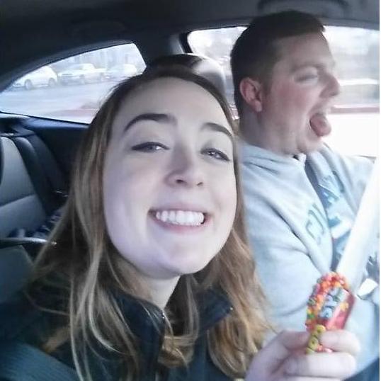 Nothing like Nerd Rope candy in the car! We went to an arcade and won a ton of prizes (candy)!