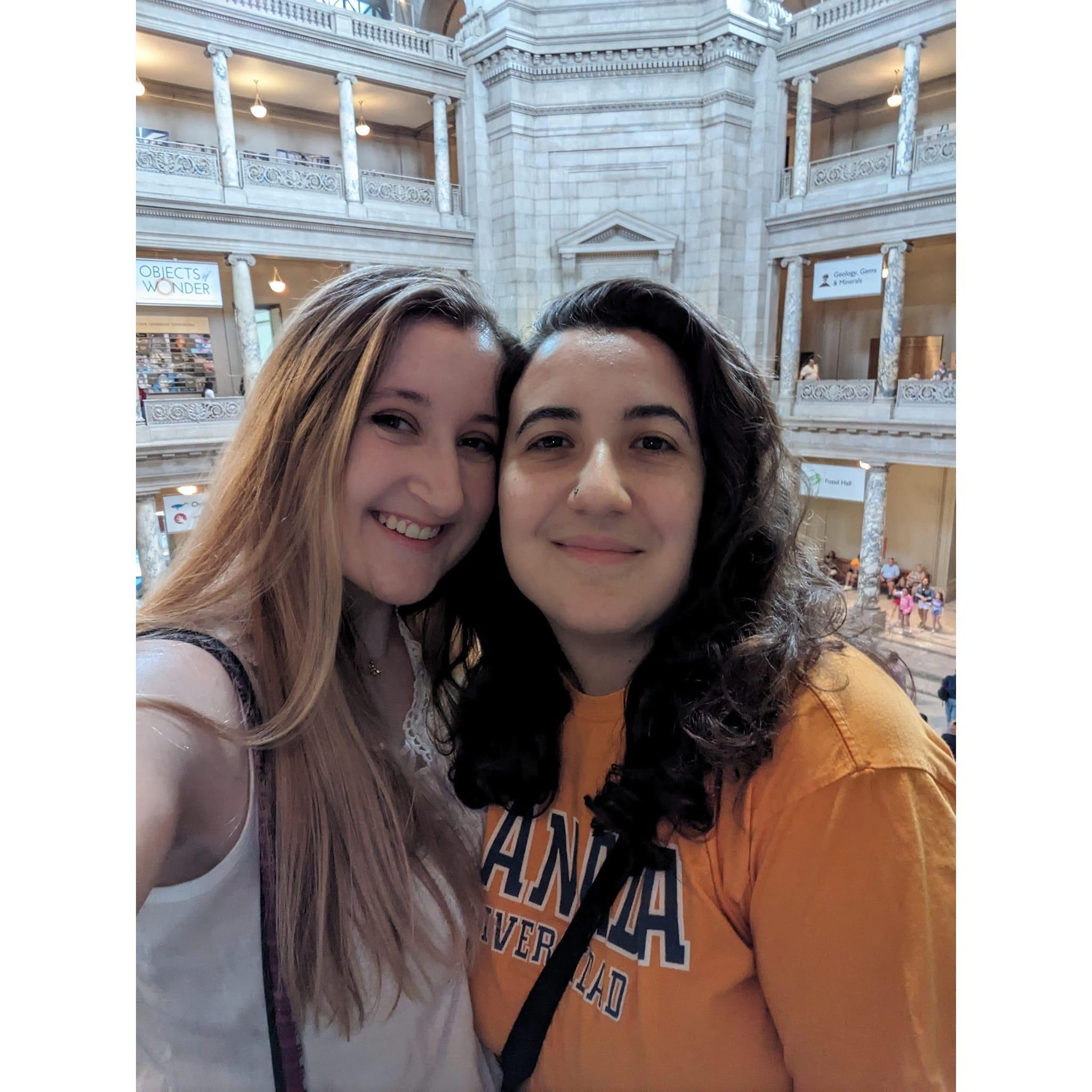 At the Smithsonian Natural History Museum