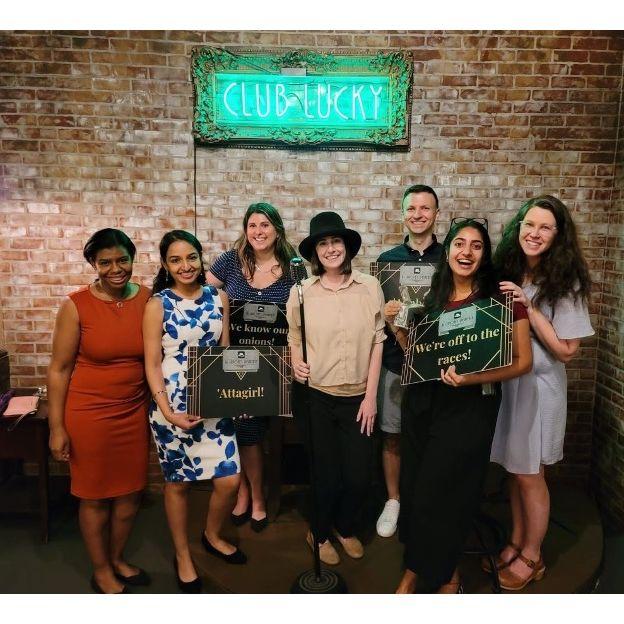 Our very first photo! Lol - Emory Escape Room
