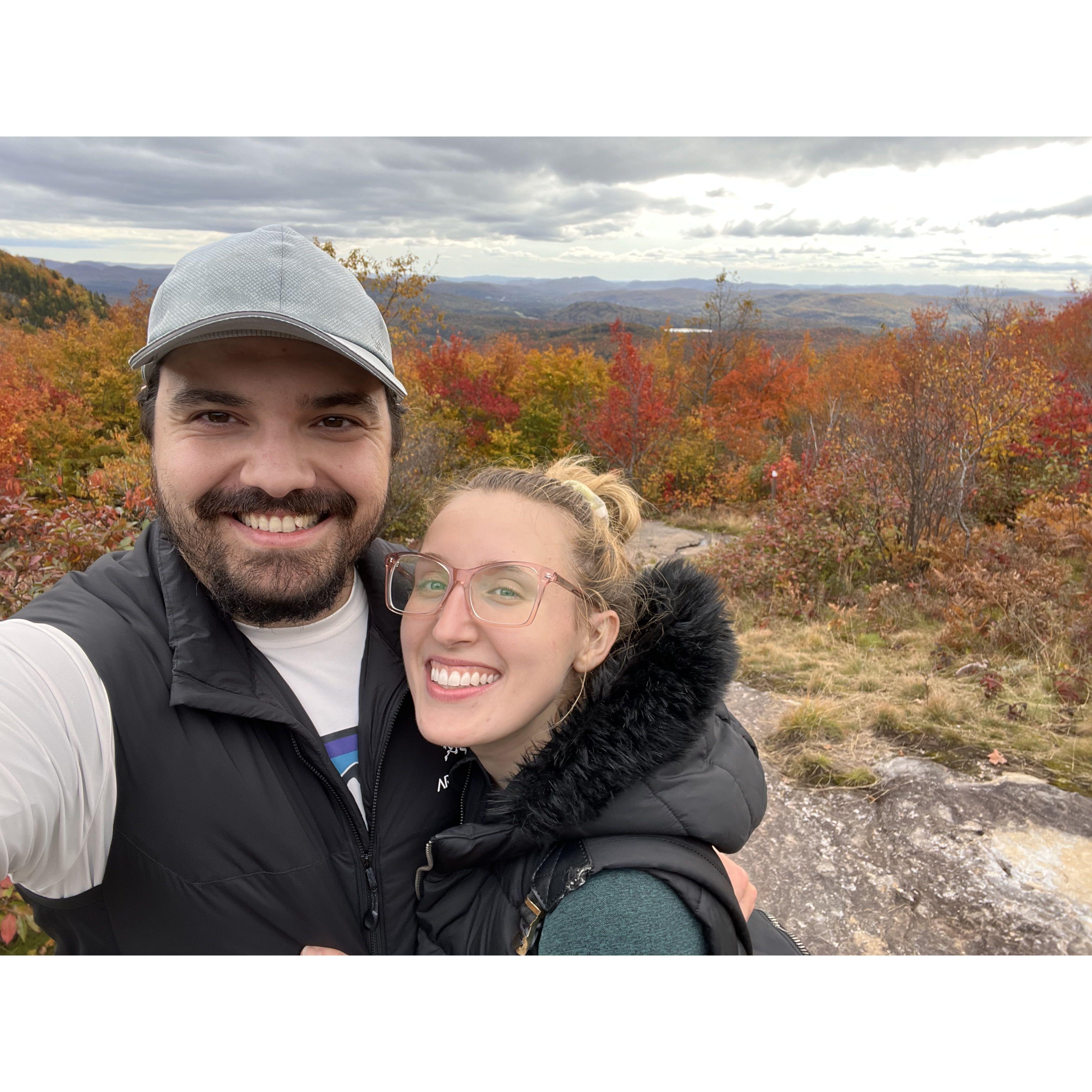 Courtney got us lost hiking in Mont Tremblant (2 hour hike turned into a strenuous 5-6 hour hike)