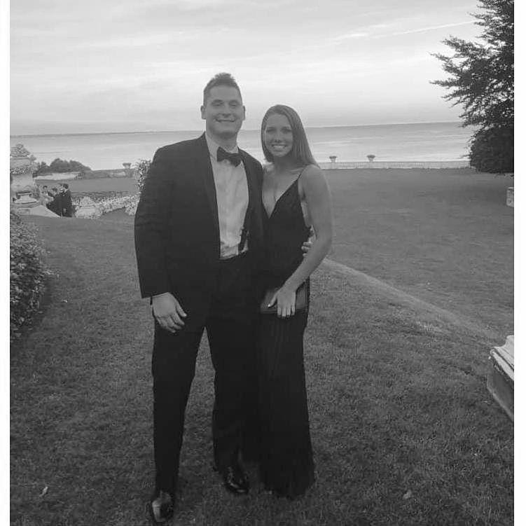 Celebrating our friend's wedding in Newport, Rhode Island