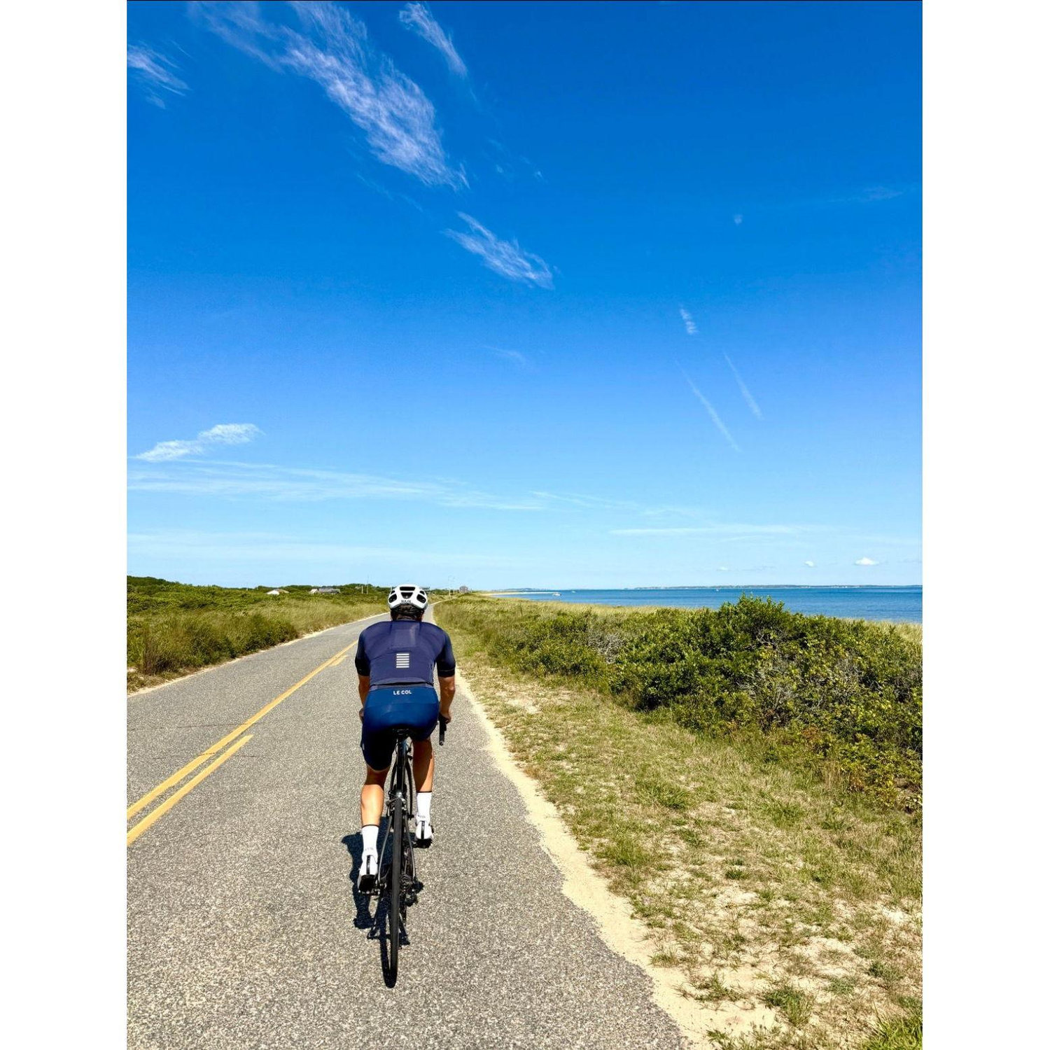 bike ride up island on Lobsterville Road