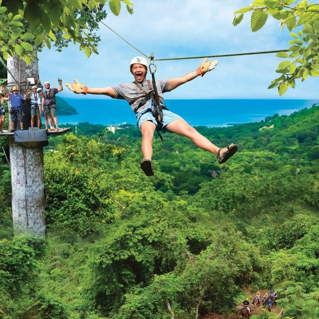 Zip Lining For Two