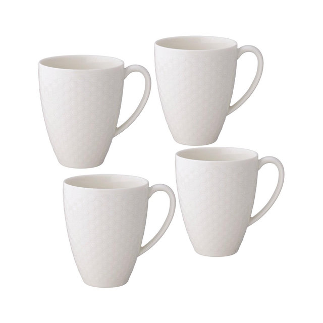 Noritake Kikko 16 oz. Mugs, Set of 4