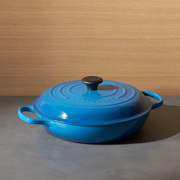 Le Creuset ® Signature 3.5qt Marseille Blue Everyday Pan