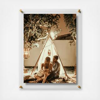 Double Panel Gold Wall Frame