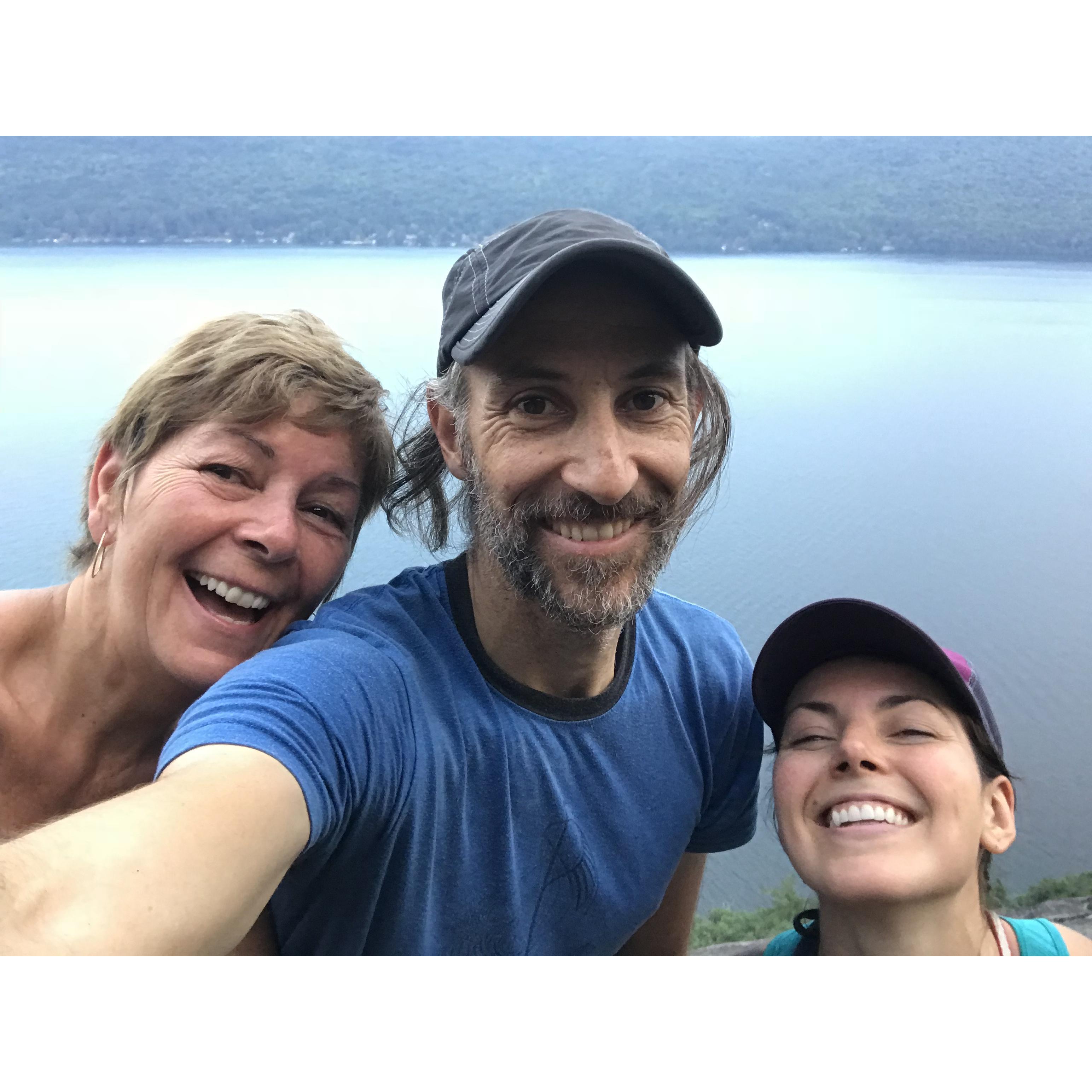 Team Rogers Rock climbing, Adirondacks.