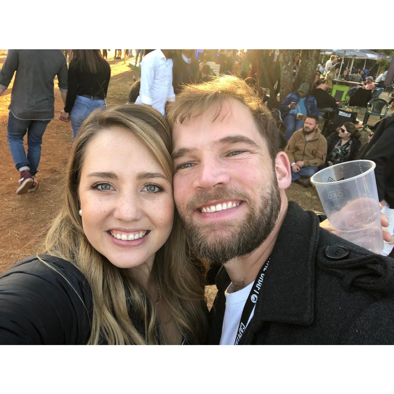 Craft beer festivals. Ian's favourite activity.