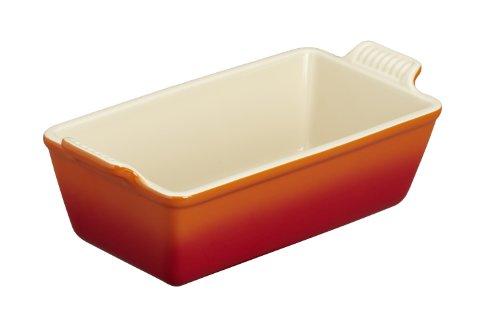 Le Creuset PG1049-232 Heritage Stoneware Loaf Pan, 1 1/2qt, Flame